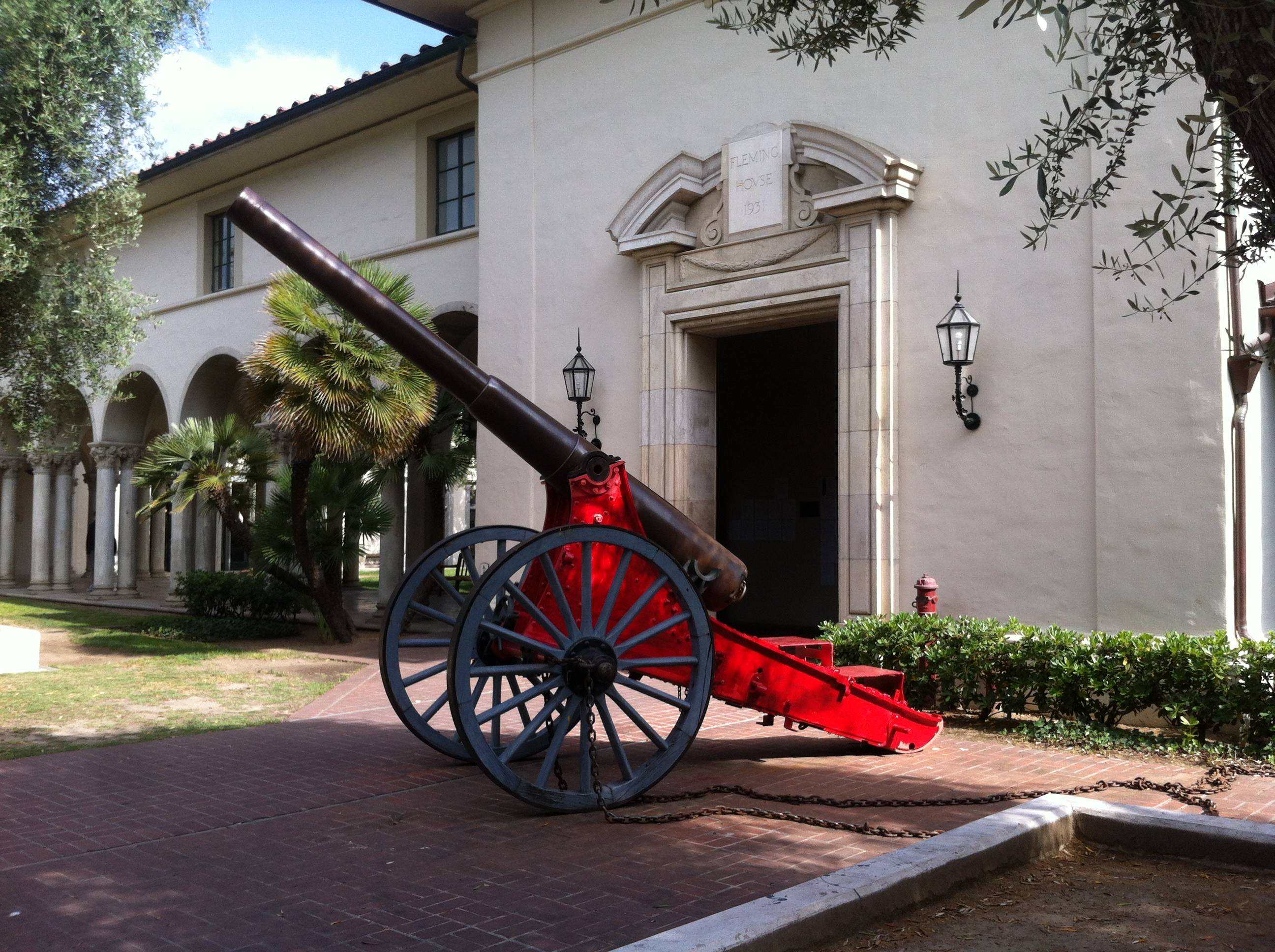 California Institute of Technology cannon at Cal Tech